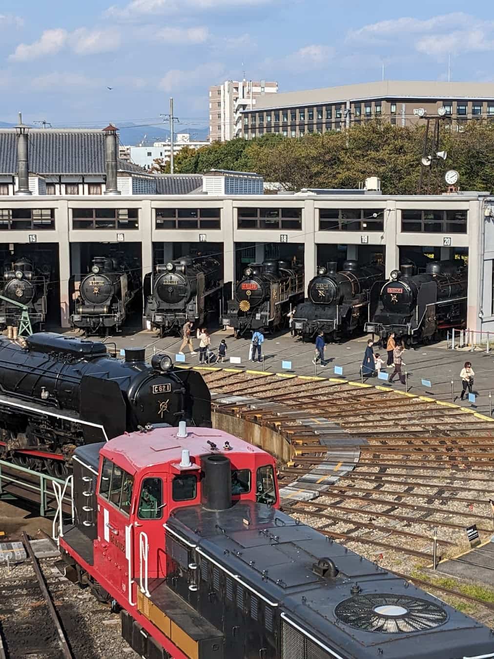 Kyoto Railway Museum Old Train, Japan Kyoto Railway Museum Old Train, Japan