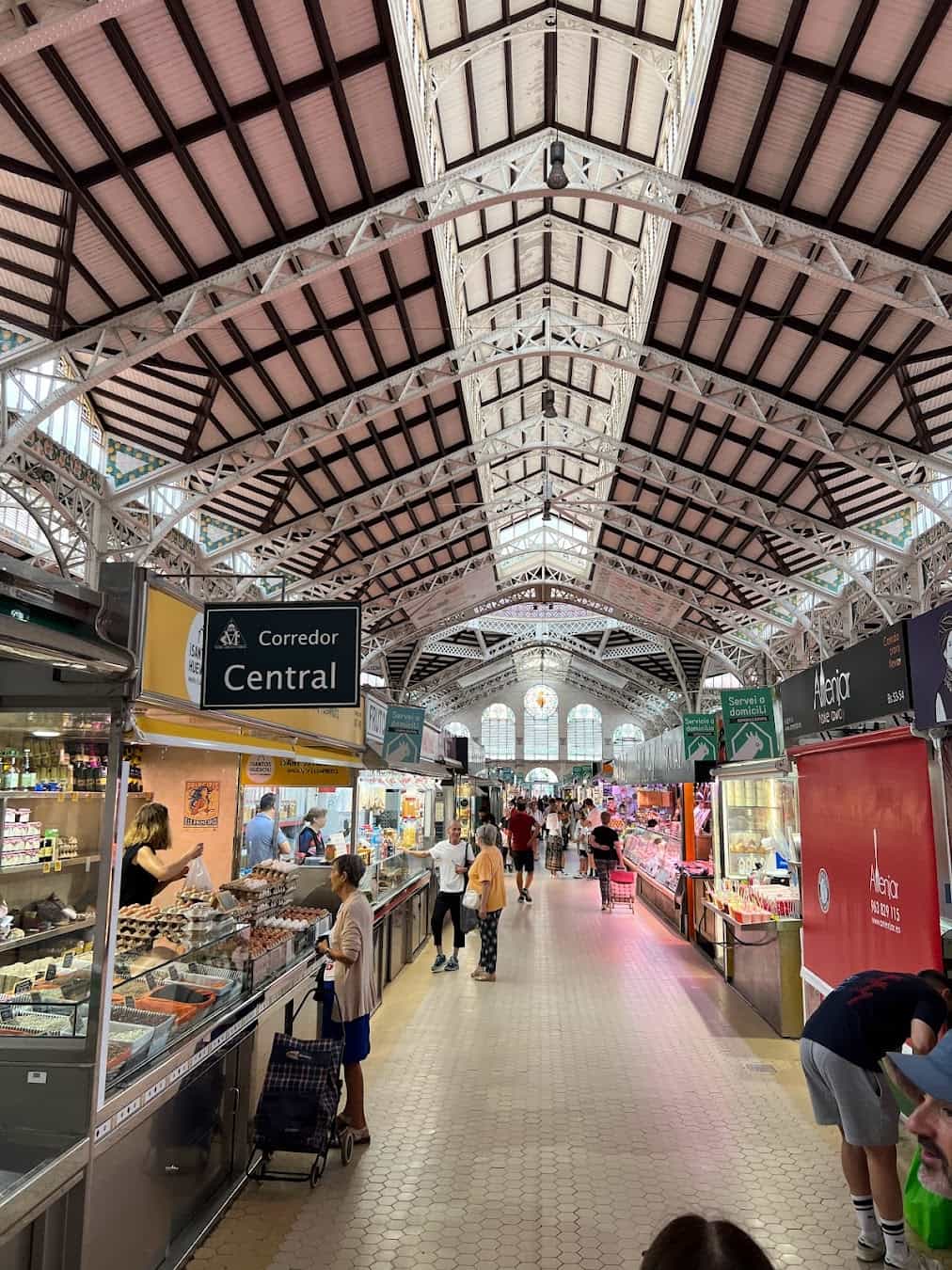 Central Market of Valencia Inside, Spain Central Market of Valencia Inside, Spain