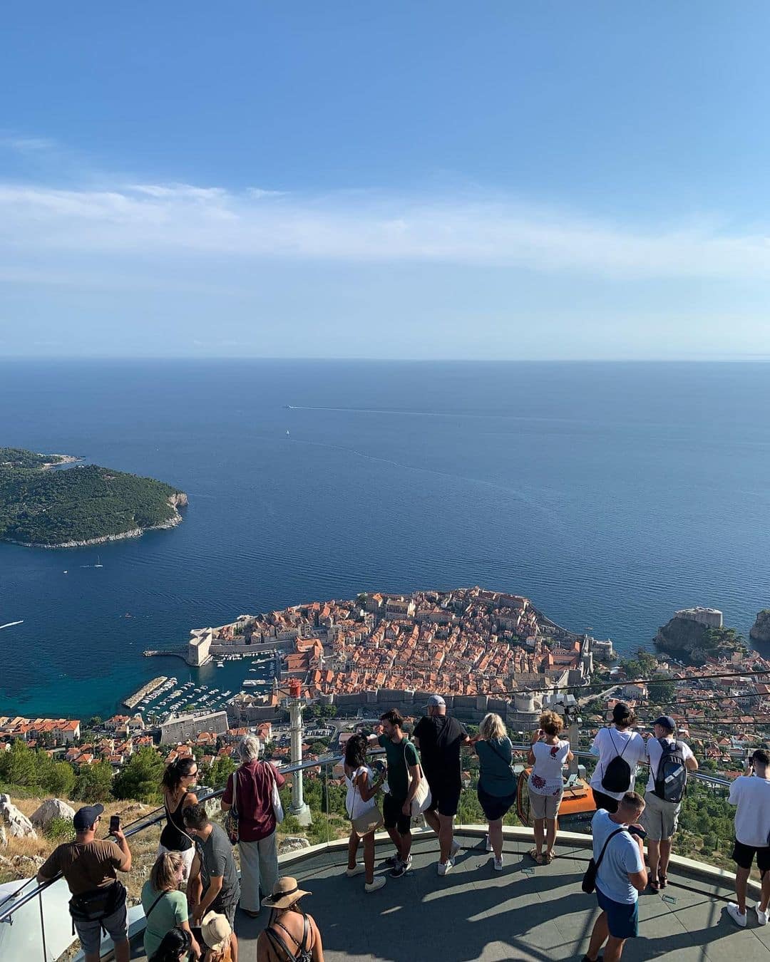 Dubrovnik Cable Car View Of The City Dubrovnik Cable Car View Of The City