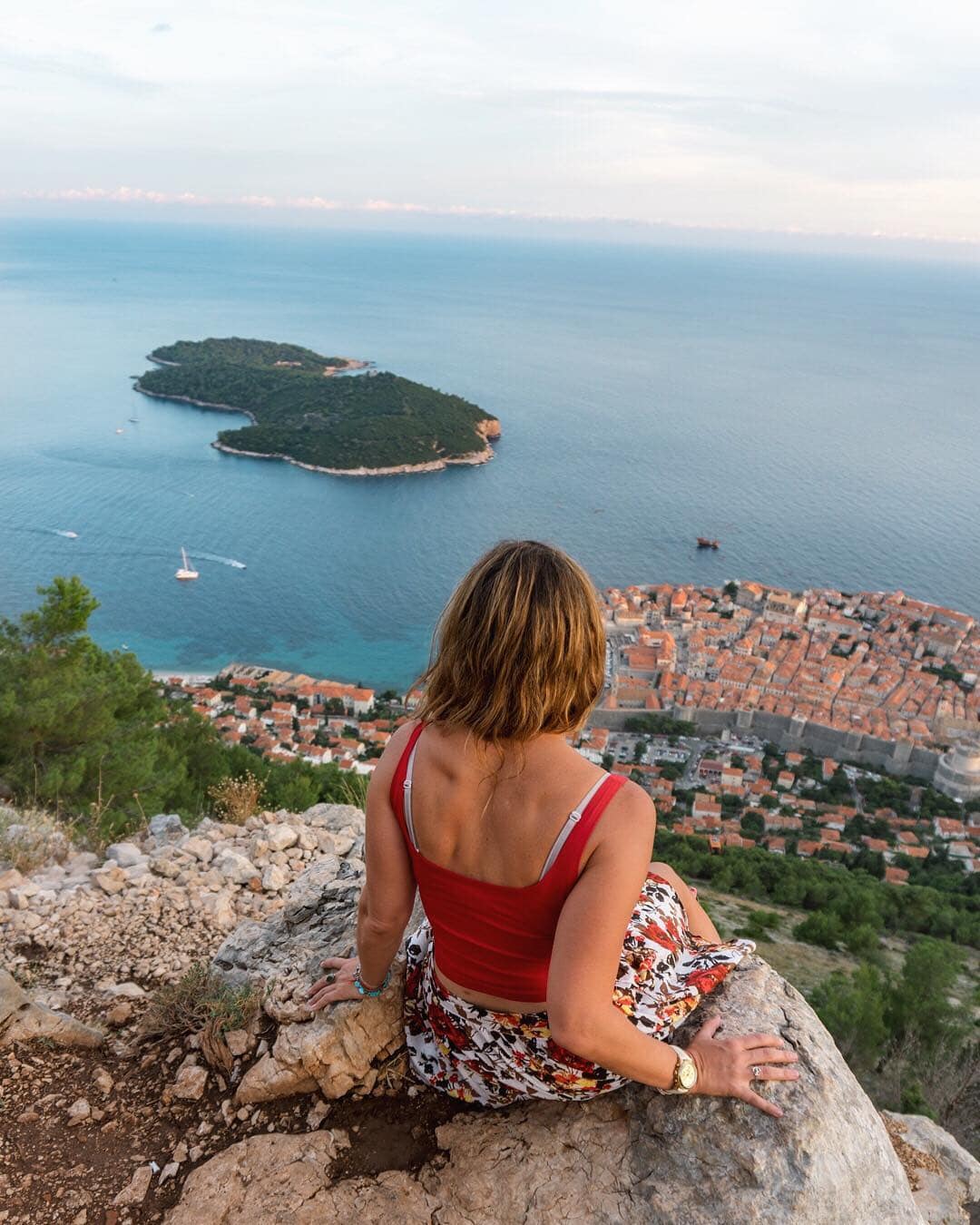 Dubrovnik Cable Car View Of The City Dubrovnik Cable Car View Of The City
