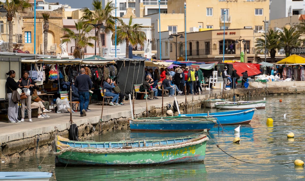 Fish Market in Marsaxlokk Fish Market in Marsaxlokk