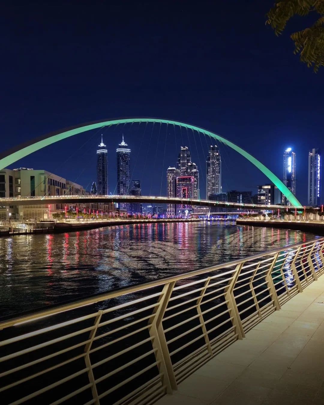 Glowing Bridge, Dubai Glowing Bridge, Dubai