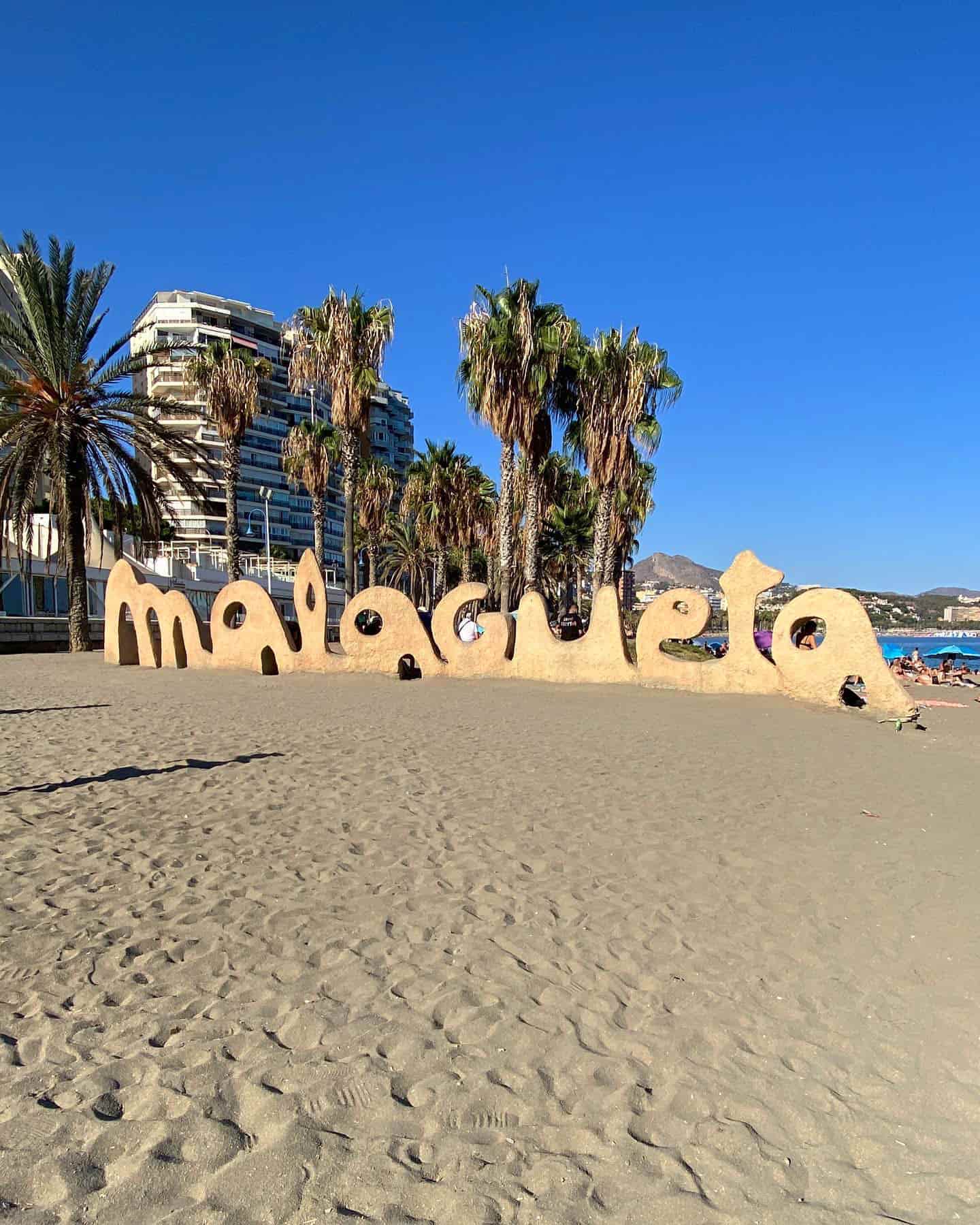 La Malagueta Beach, Spain La Malagueta Beach, Spain