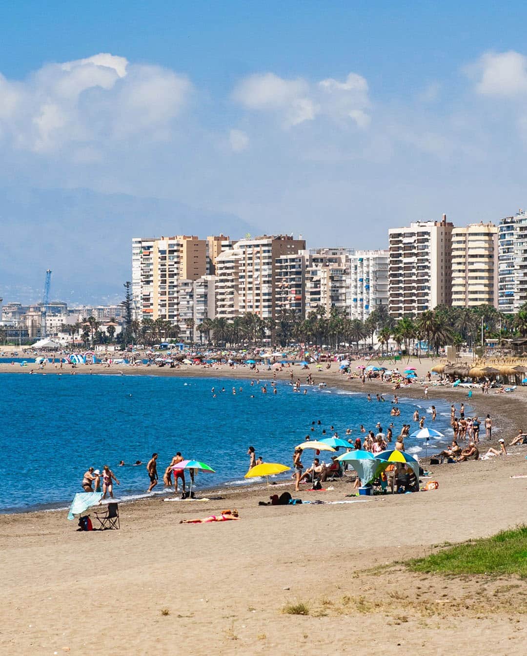 La Malagueta Beach, Spain La Malagueta Beach, Spain