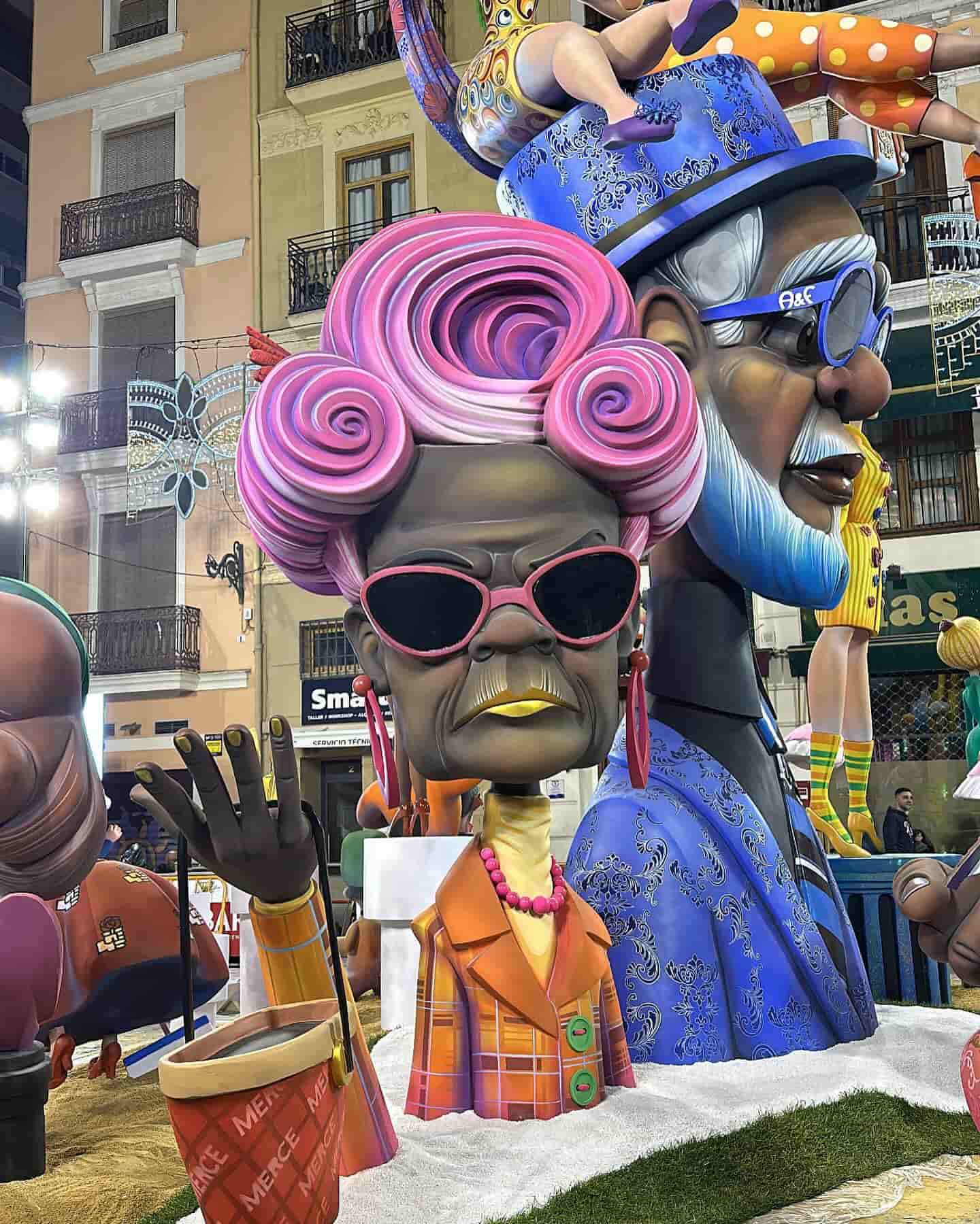 Las Fallas Festival Statue Las Fallas Festival Statue