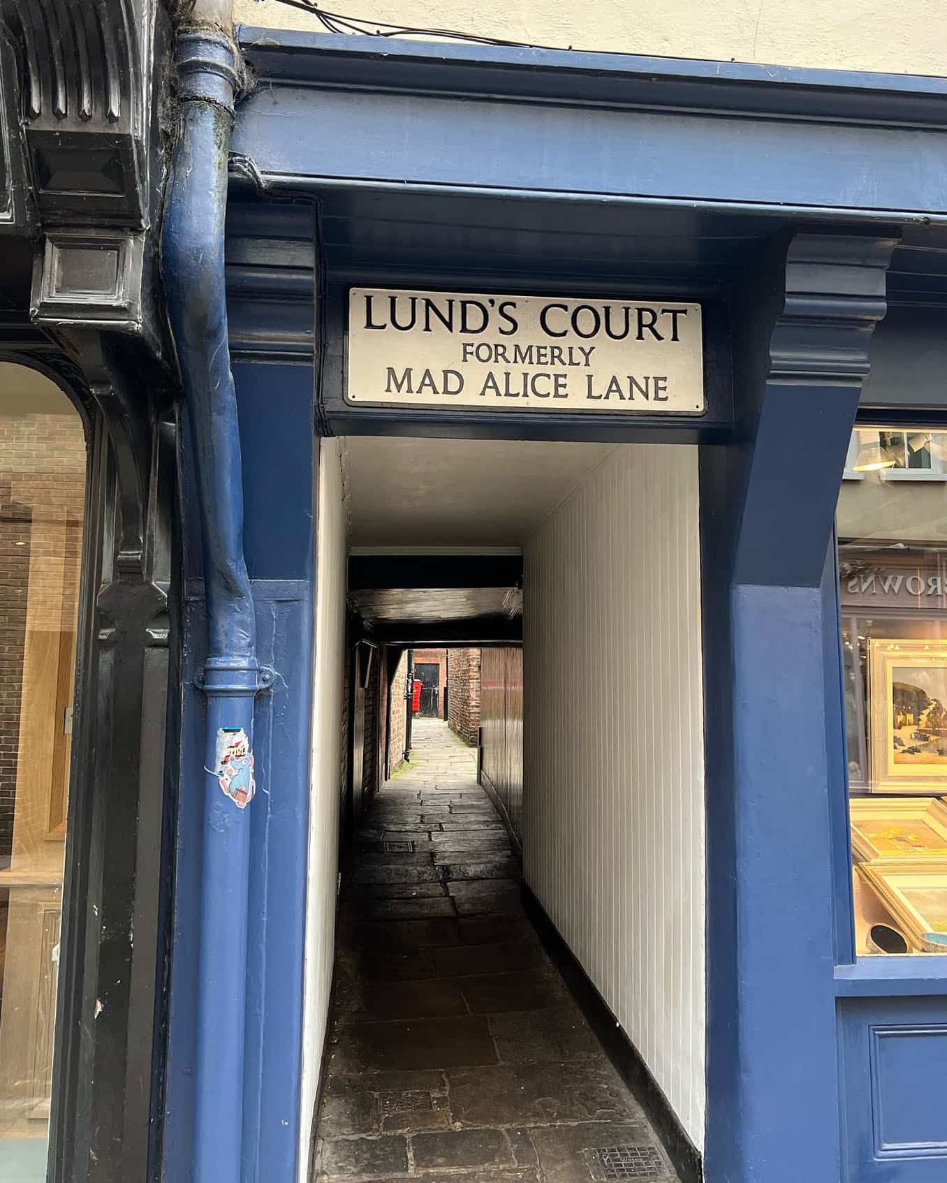 Mad Alice Lane, England Mad Alice Lane, England