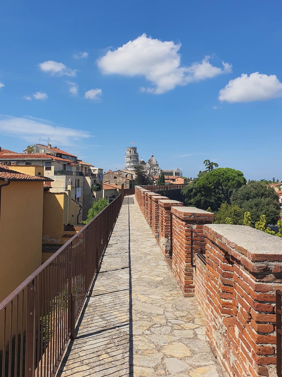 Medieval city walls Pisa Medieval city walls Pisa