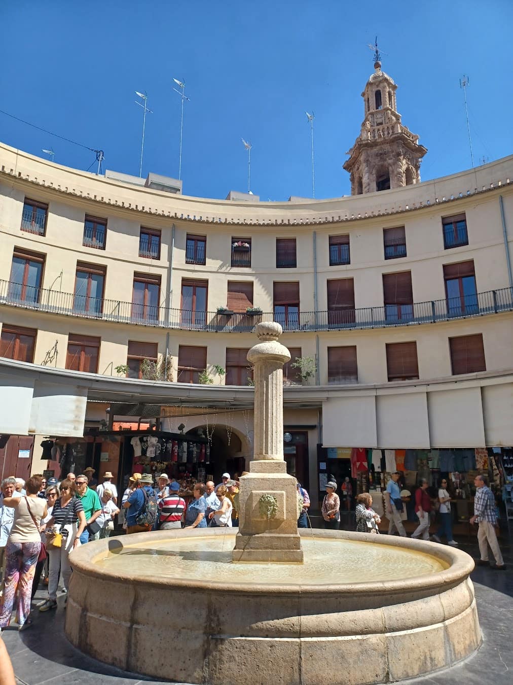 Near Central Market of Valencia, Spain Near Central Market of Valencia, Spain