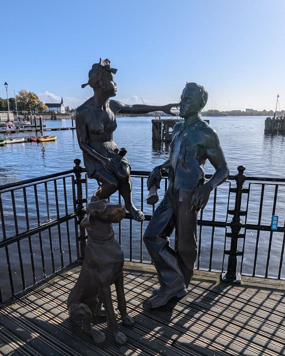 People Like Us Statue, Cardiff Bay People Like Us Statue, Cardiff Bay