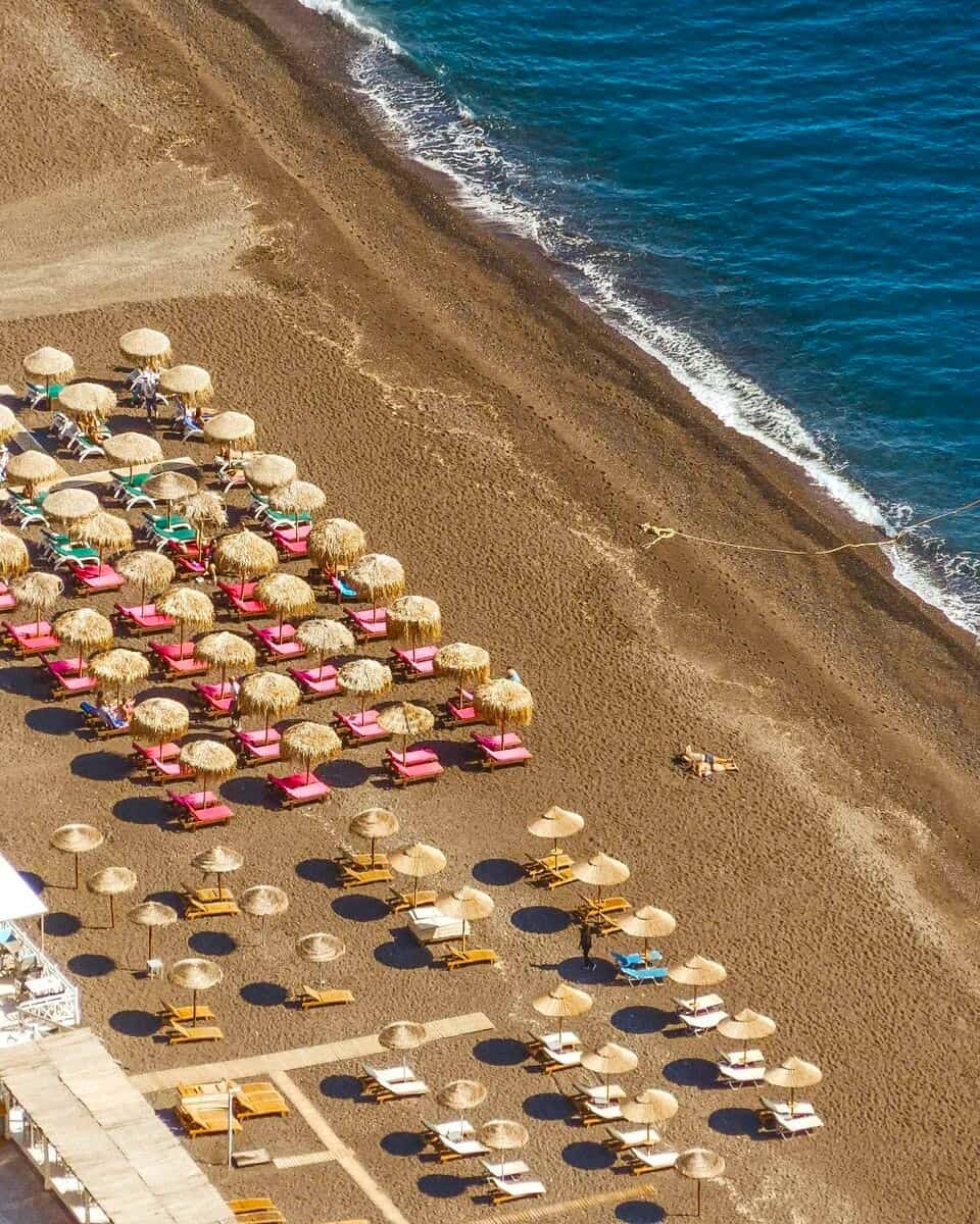 Perissa beach, Thira Perissa beach, Thira