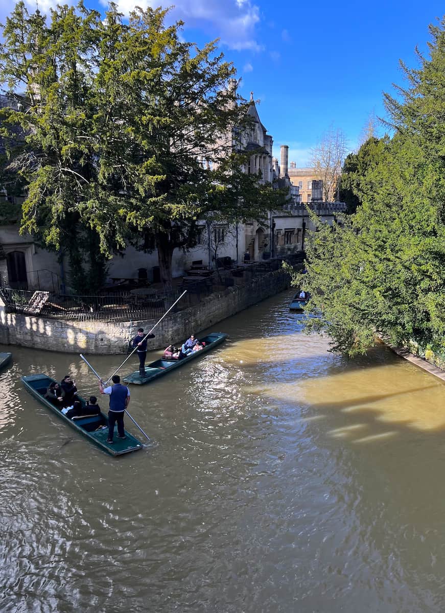 Punt on the River Cherwell Punt on the River Cherwell