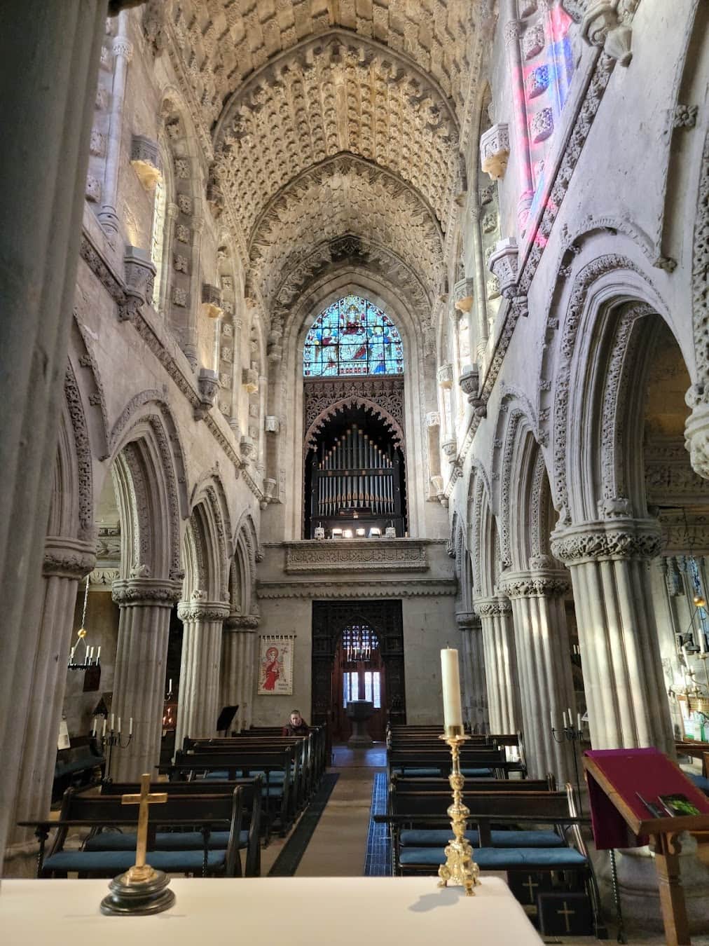 Rosslyn Chapel Inside, Scotland Rosslyn Chapel Inside, Scotland