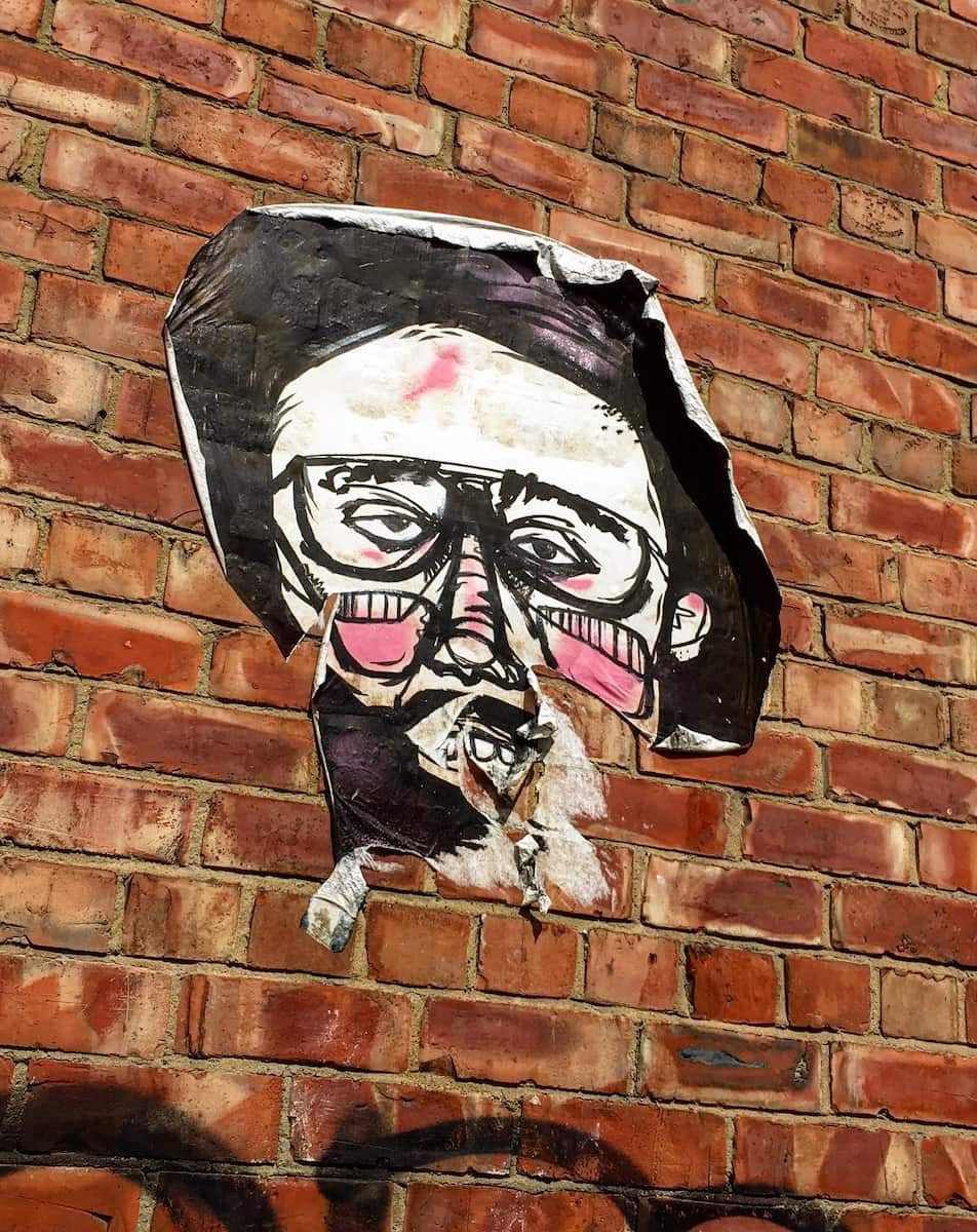 Street art in Ouseburn Street art in Ouseburn