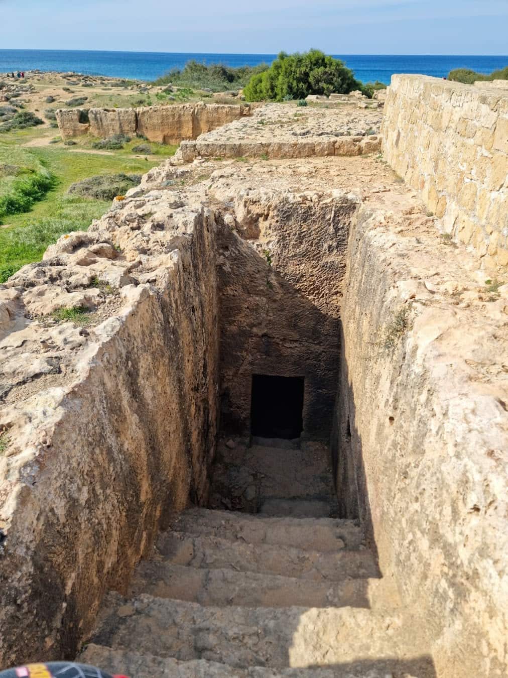 Tombs of the Kings Underground Entrance, Cyprus Tombs of the Kings Underground Entrance, Cyprus