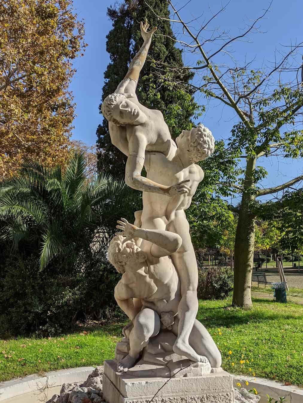 Villa Comunale Statue, Italy Villa Comunale Statue, Italy