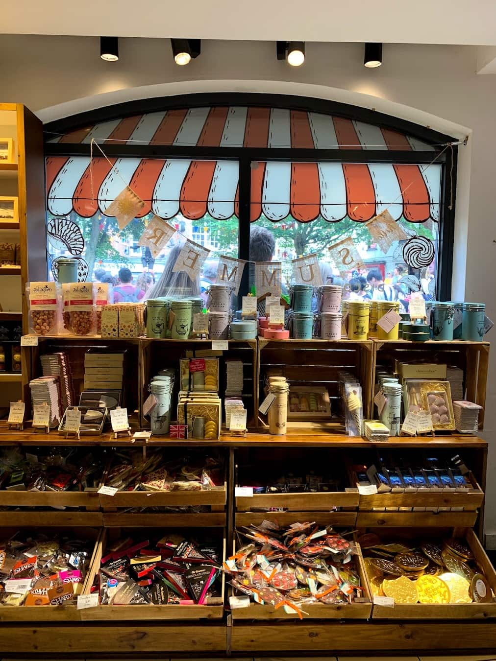 York's Chocolate Story Shelf With Chocolate, England York's Chocolate Story Shelf With Chocolate, England
