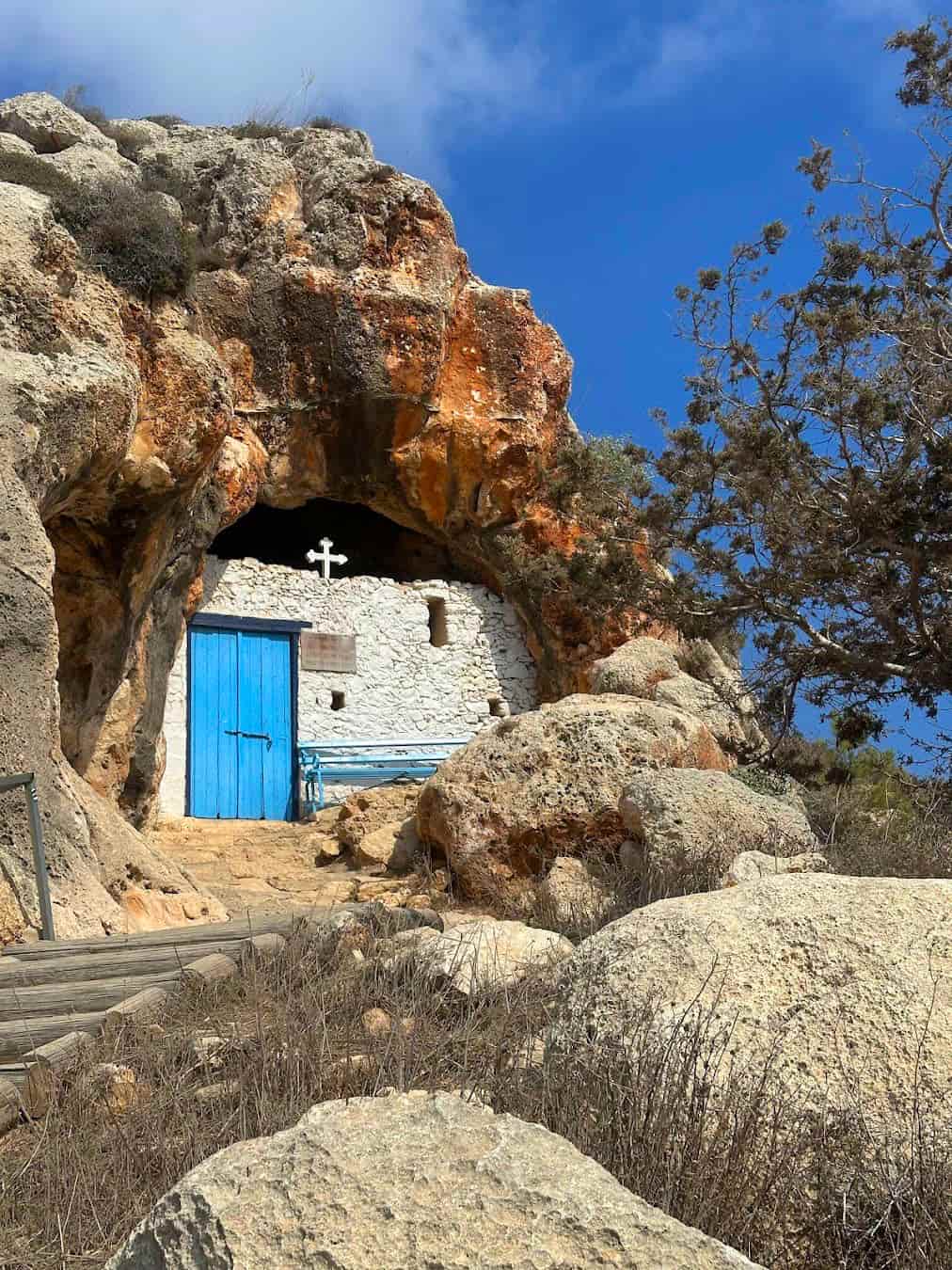 Agioi Saranta Cave Church, Cyprus Agioi Saranta Cave Church, Cyprus