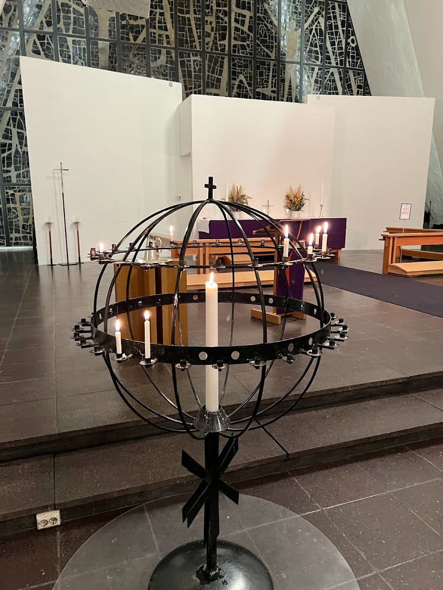 Candlestick of Arctic Cathedral, Tromso Candlestick of Arctic Cathedral, Tromso