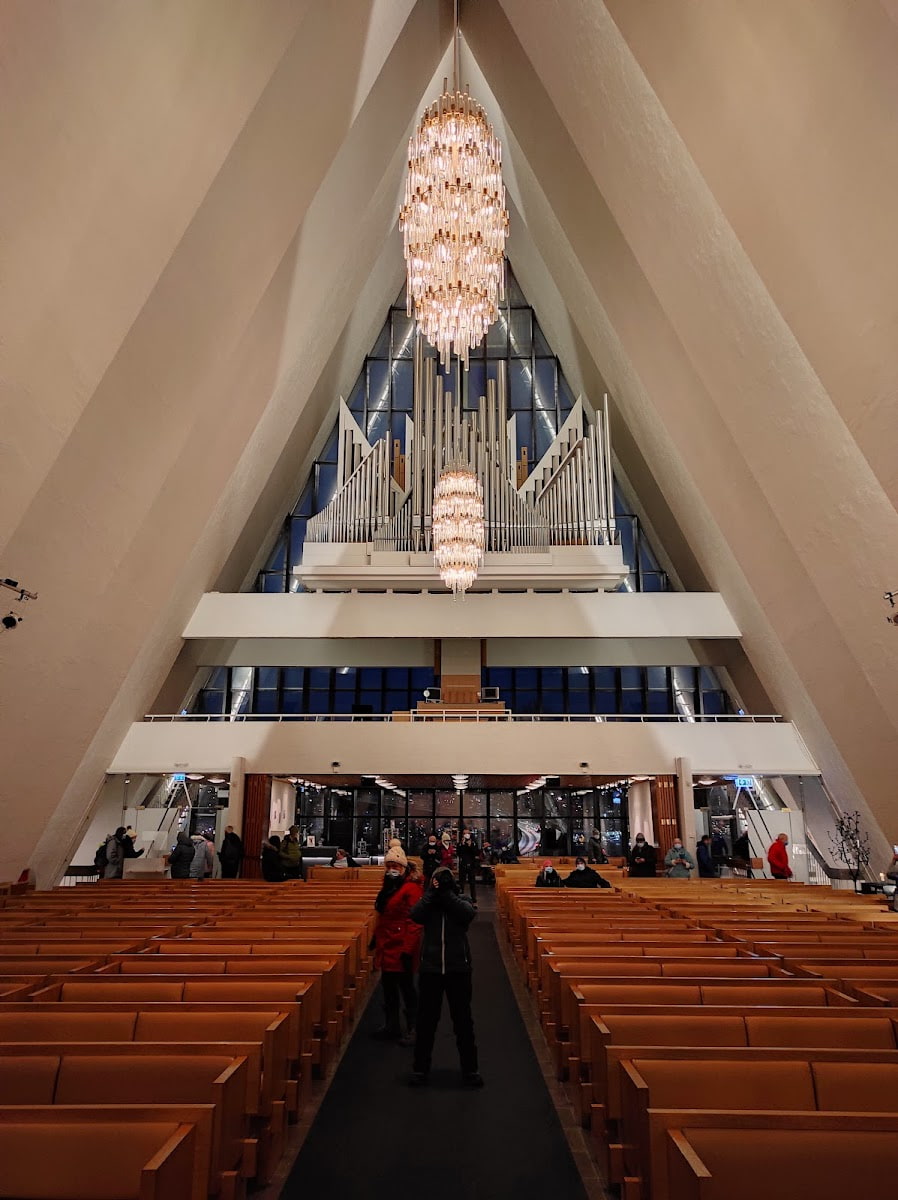 Hall of Arctic Cathedral, Tromso Hall of Arctic Cathedral, Tromso