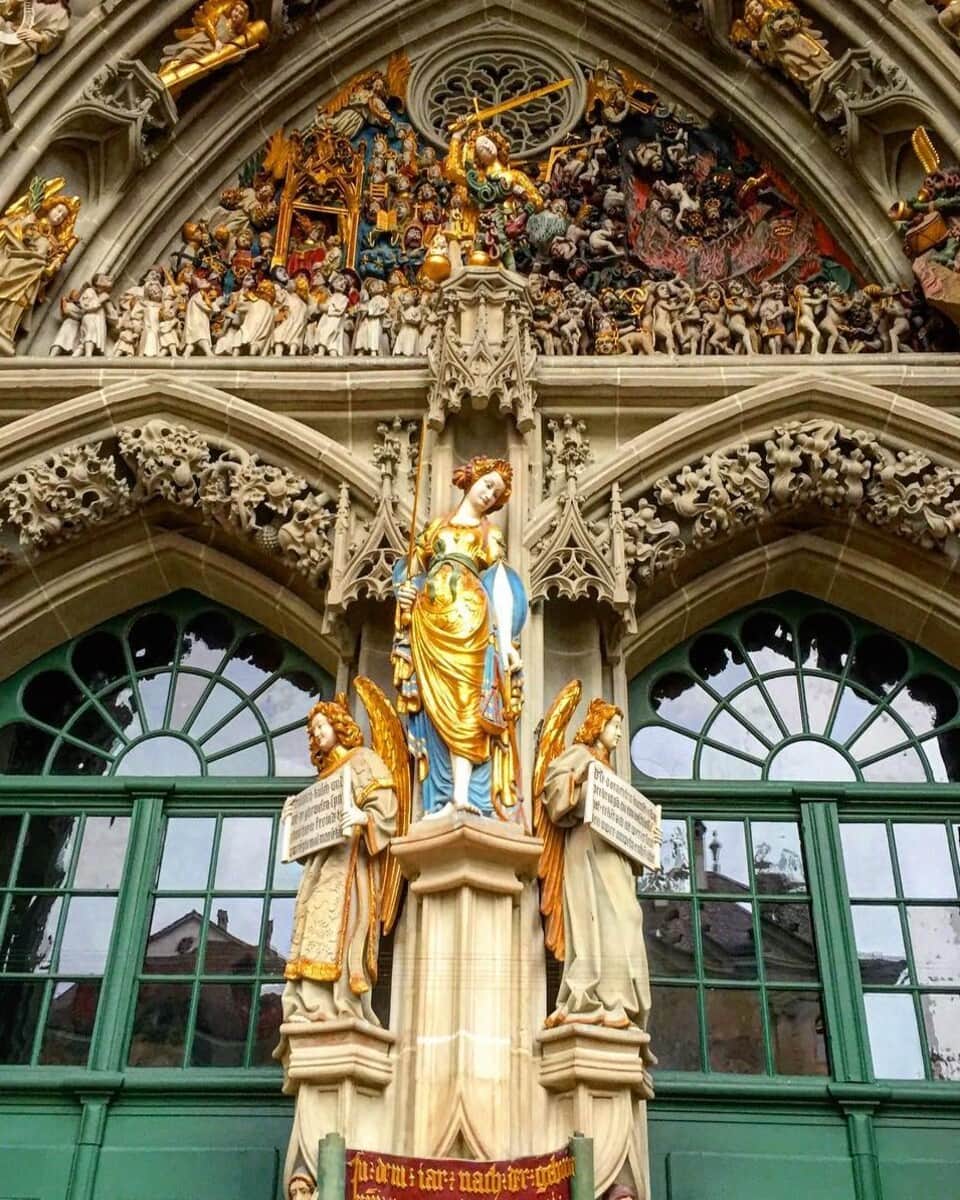 The Last Judgment sculpture, Berner Münster, Bern The Last Judgment sculpture, Berner Münster, Bern