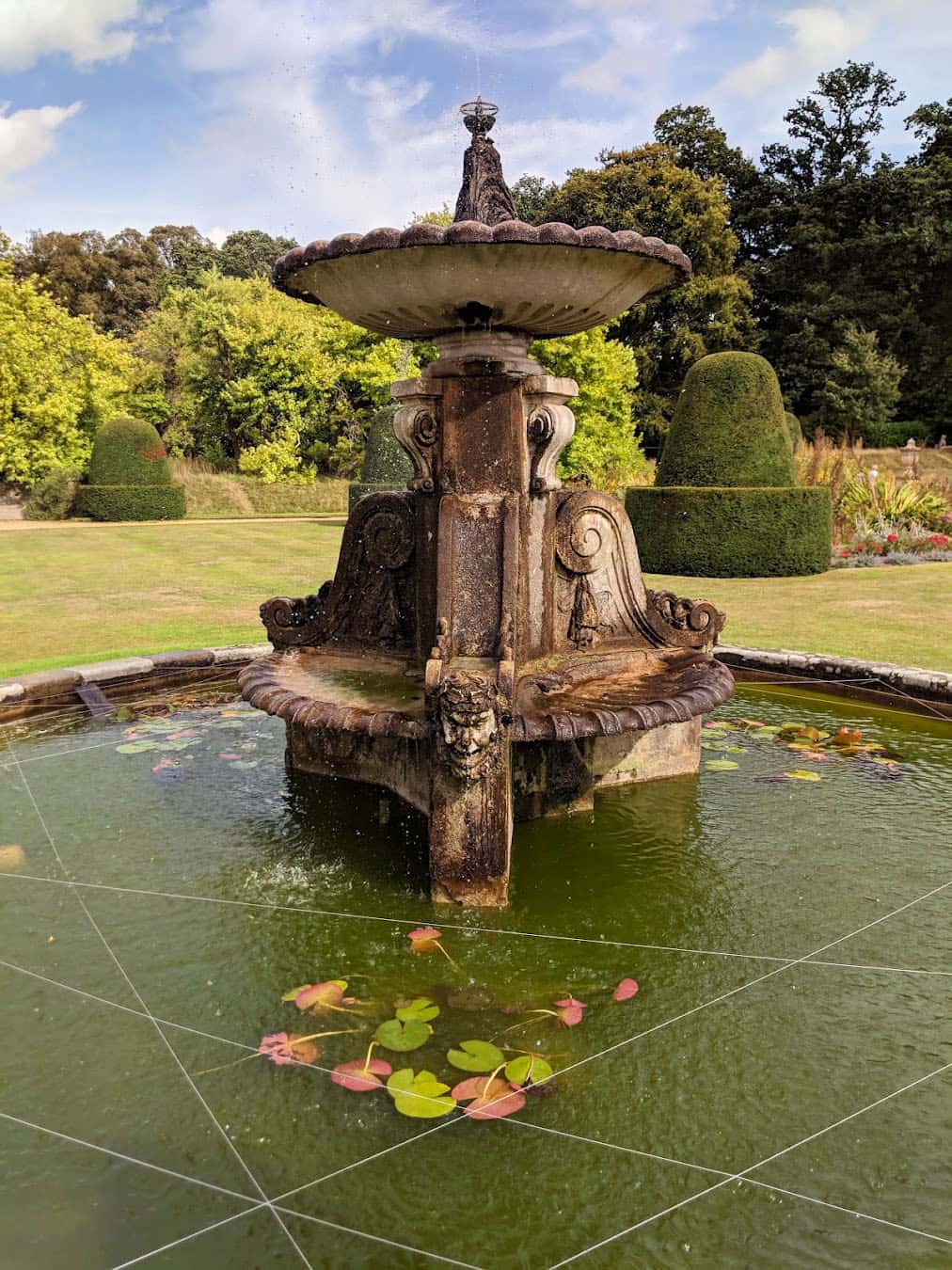 Blickling Estate Fountain, England Blickling Estate Fountain, England