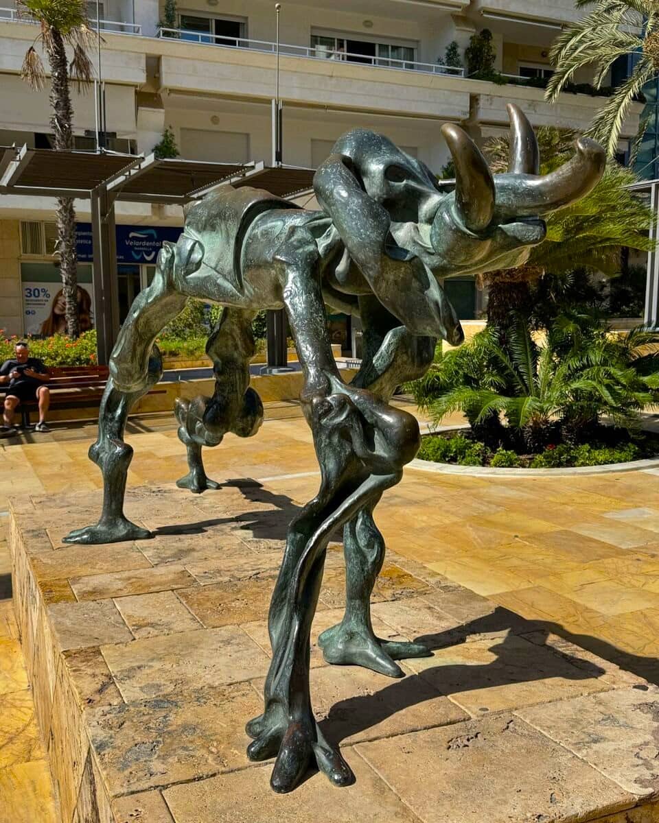 Bronze sculpture Cosmic Elephant, Marbella Bronze sculpture Cosmic Elephant, Marbella