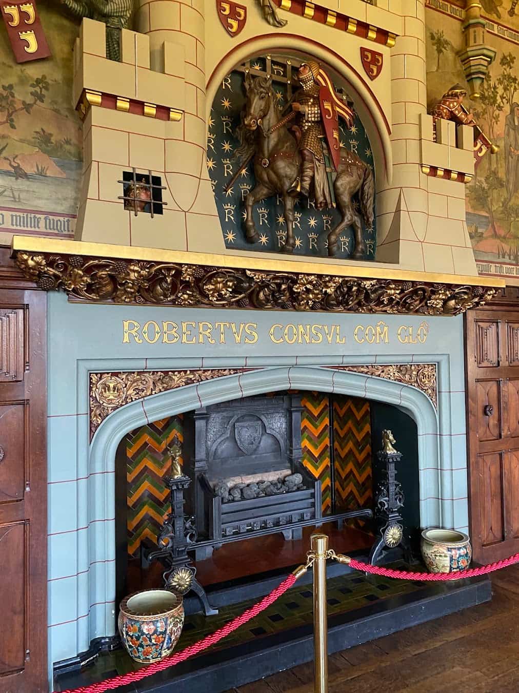 Cardiff Castle Fireplace, England Cardiff Castle Fireplace, England