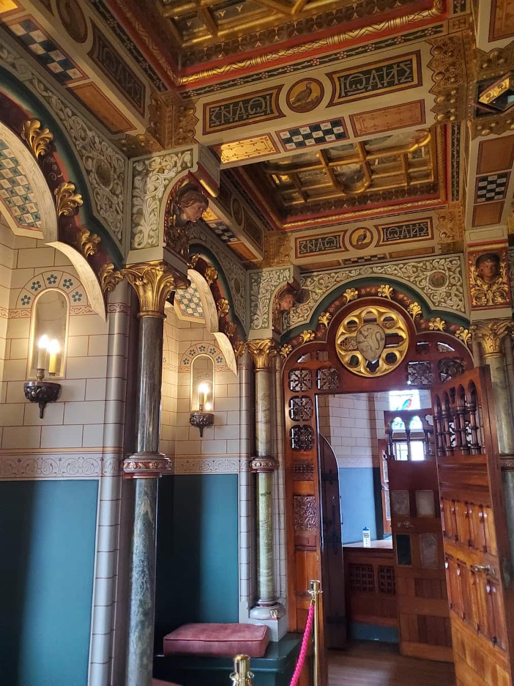 Cardiff Castle Inside, England Cardiff Castle Inside, England