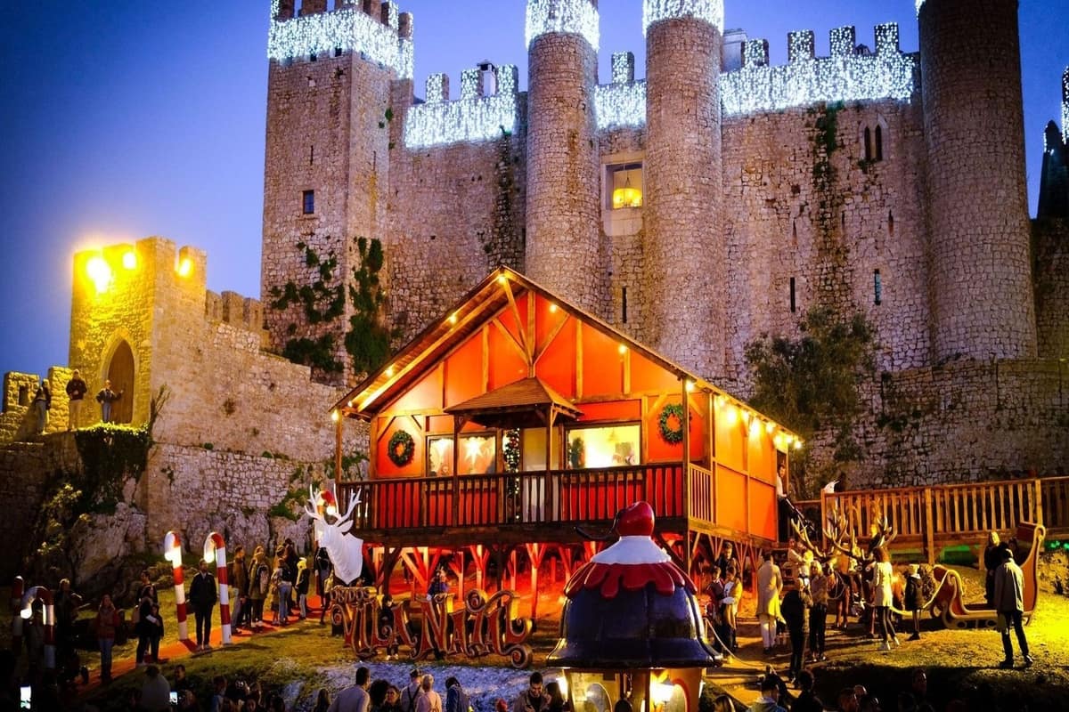 Christmas market in Óbidos Christmas market in Óbidos