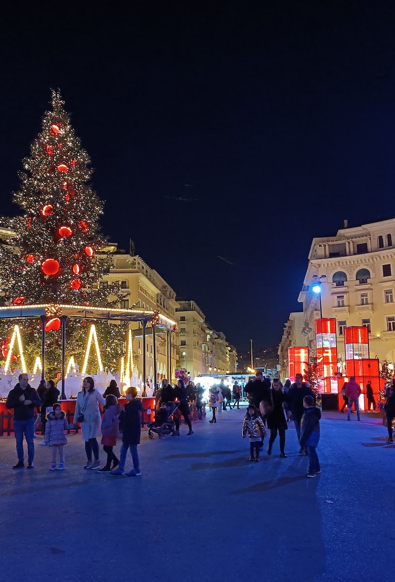 Christmas Aristotelous Square Thessaloniki Christmas Aristotelous Square Thessaloniki