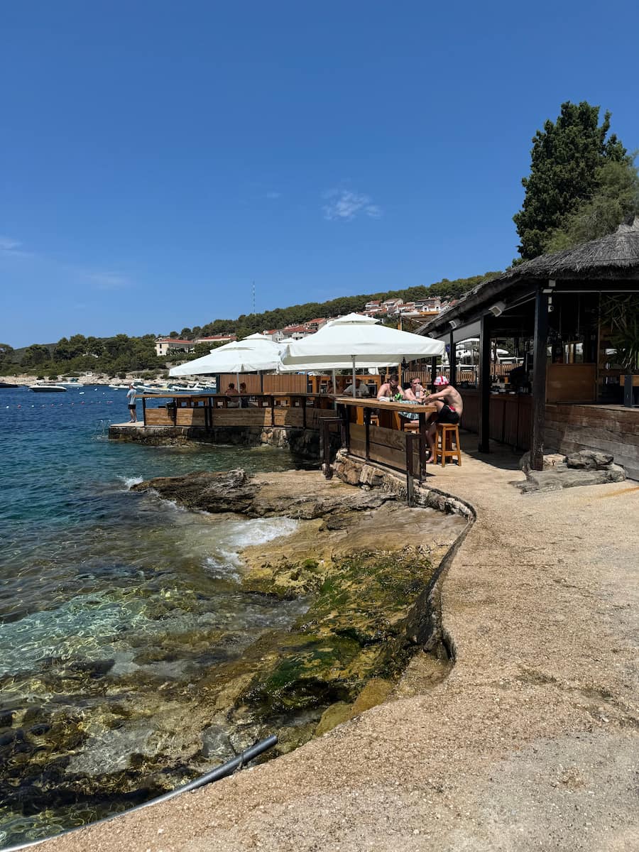 Croatia, Hula Hula Hvar Beach Bar Croatia, Hula Hula Hvar Beach Bar