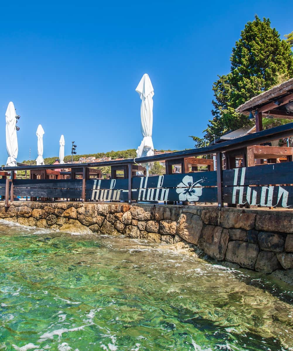 Croatia, Hula Hula Hvar Beach Bar Croatia, Hula Hula Hvar Beach Bar