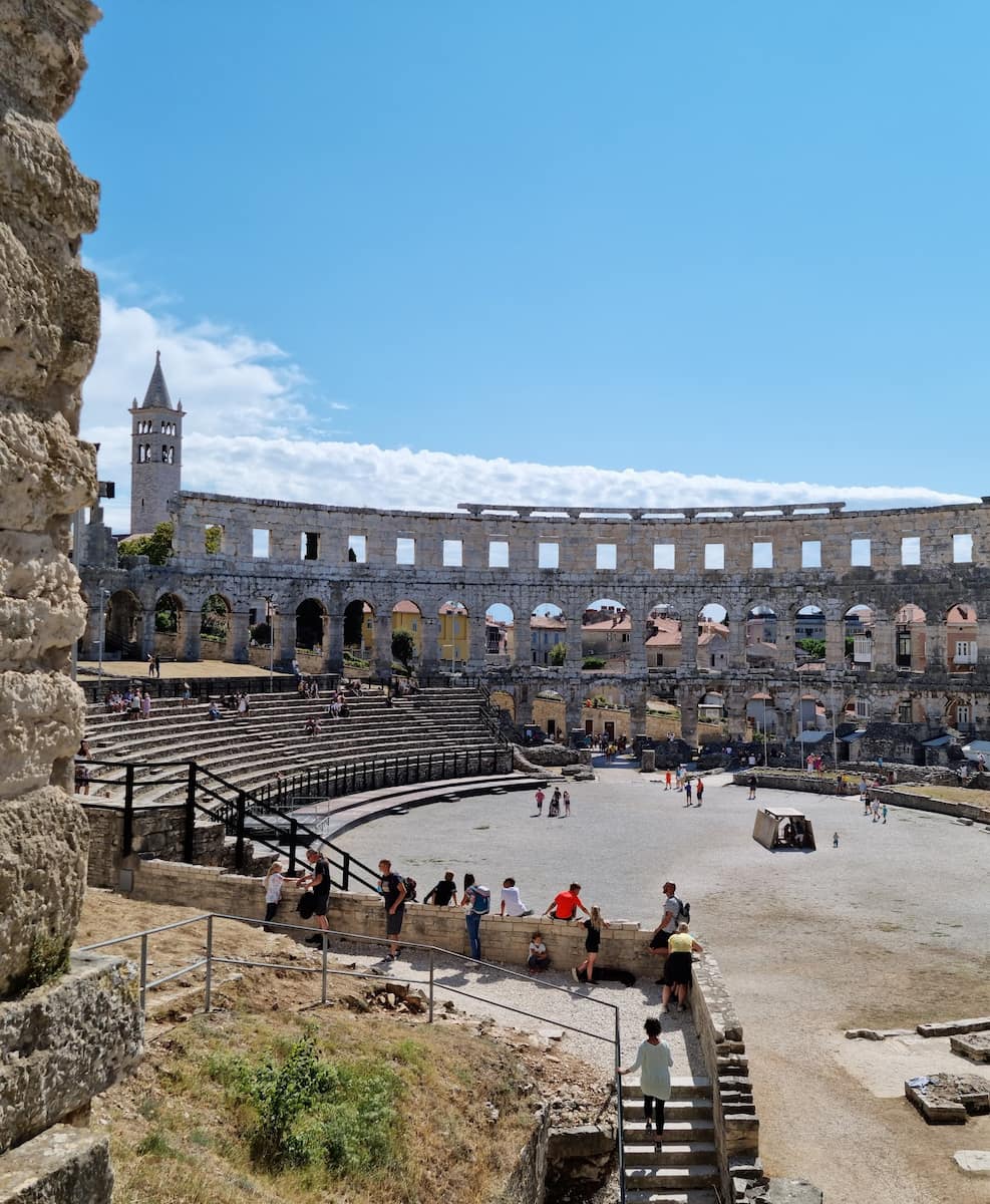 Croatia, Pula Amphitheater Croatia, Pula Amphitheater