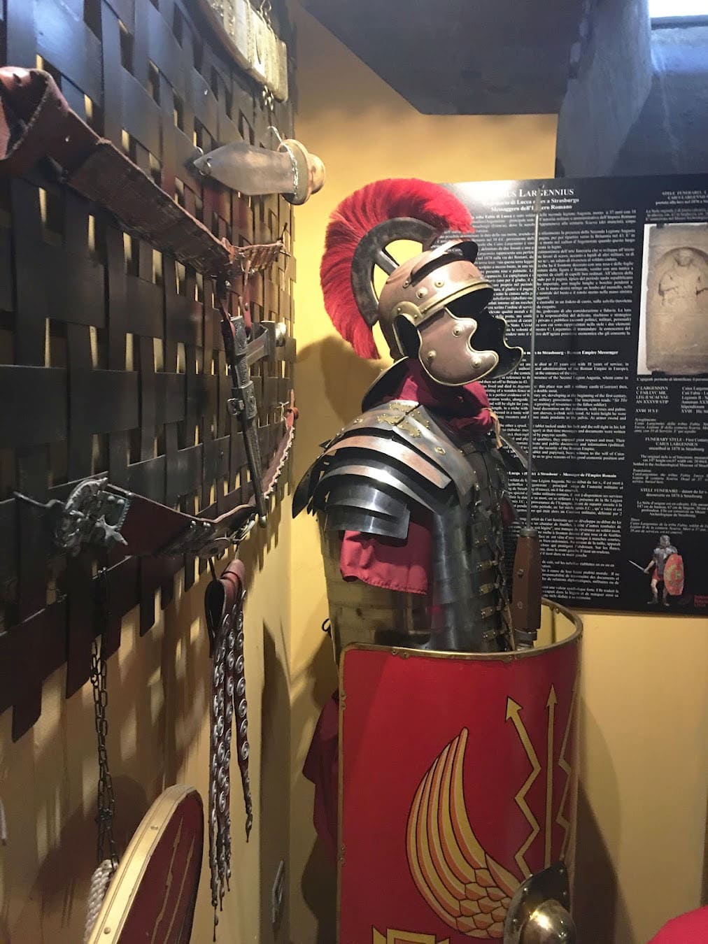 Domus Romana Warrior Armor, Lucca Domus Romana Warrior Armor, Lucca