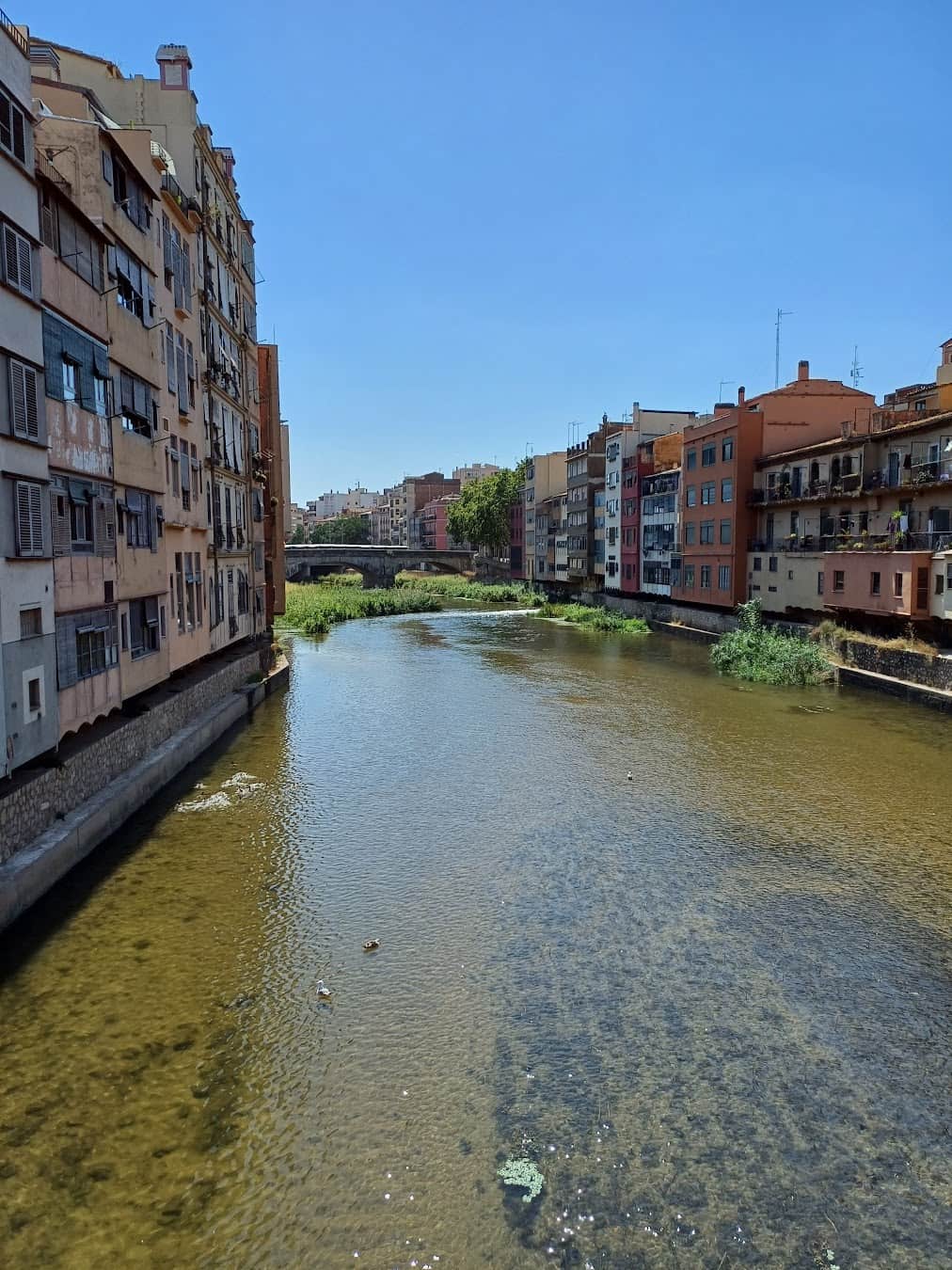 Eiffel Bridge River Onyar, Spain Eiffel Bridge River Onyar, Spain
