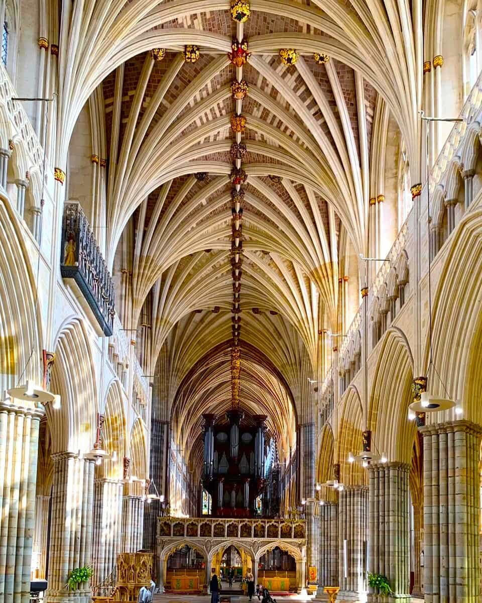 Exeter Cathedral Nave, Devon Exeter Cathedral Nave, Devon