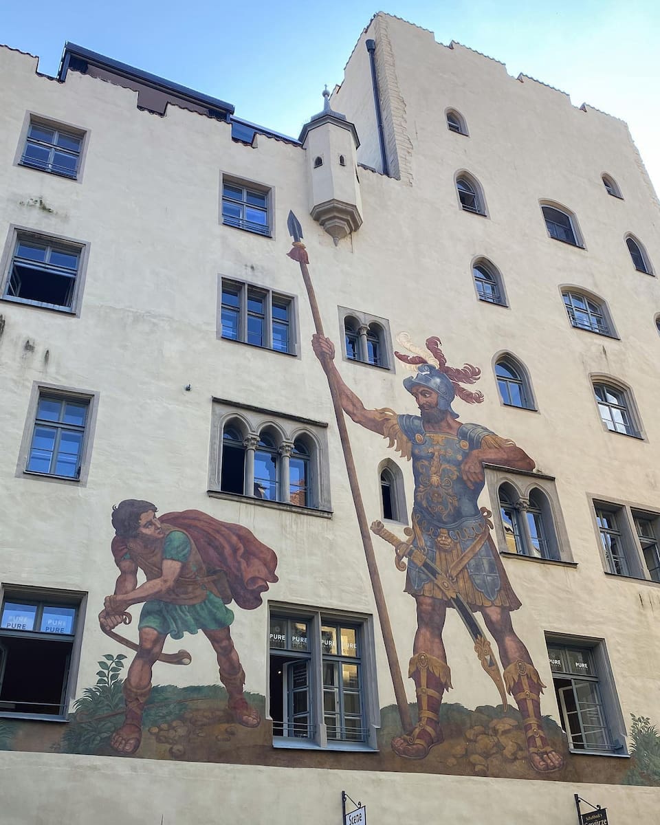 Goliath House Mural, Rebensburg Goliath House Mural, Rebensburg