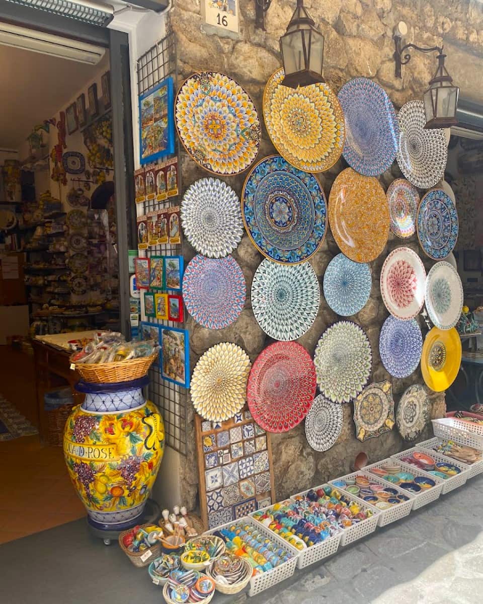 Handcrafted ceramics, Ravello Handcrafted ceramics, Ravello