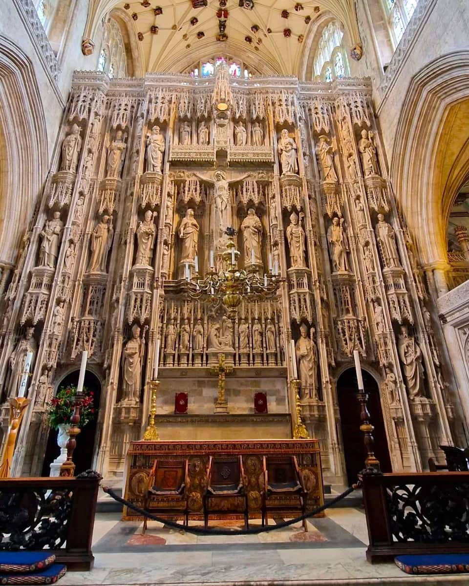 High altar of Winchester Cathedral High altar of Winchester Cathedral