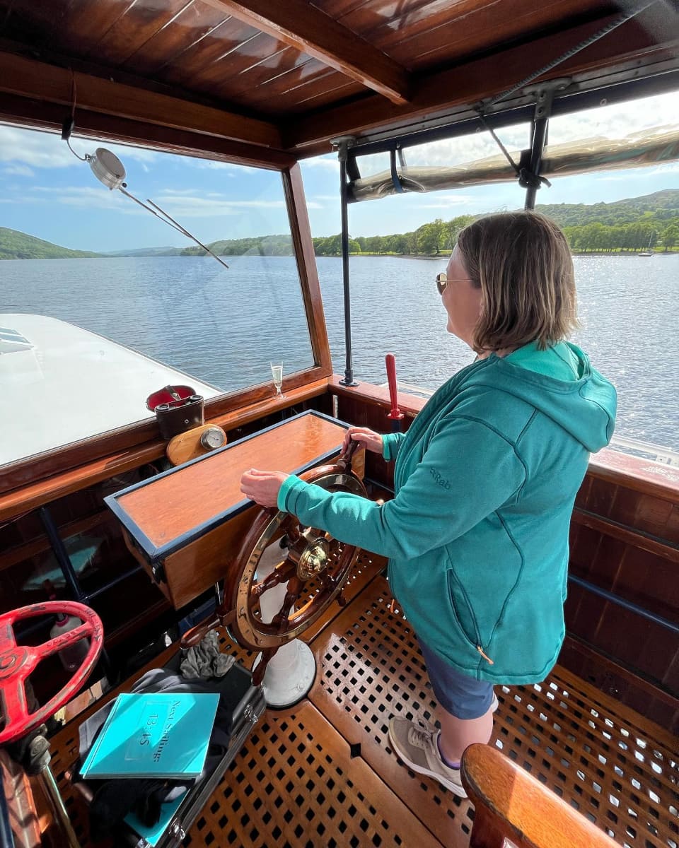 Inside Steam Yacht Gondola Inside Steam Yacht Gondola