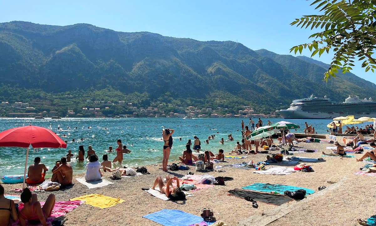 Kotor Beach, Montenegro Kotor Beach, Montenegro