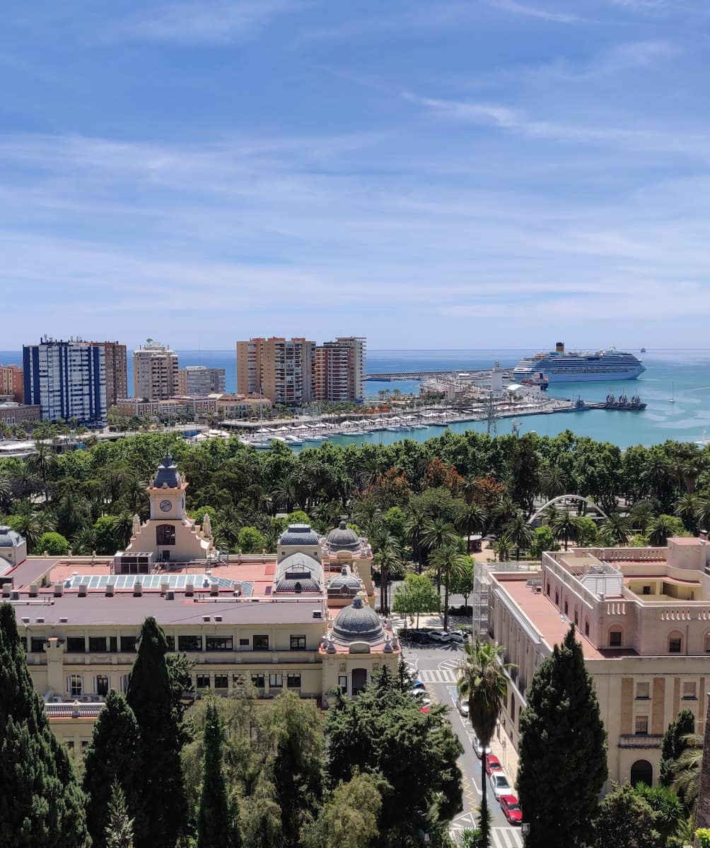 Malaga, Alcazaba, Panoramic view Malaga, Alcazaba, Panoramic view