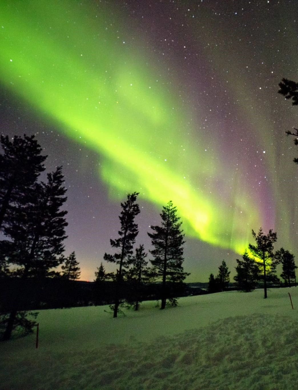 Northern Lights in Swedish Lapland Northern Lights in Swedish Lapland