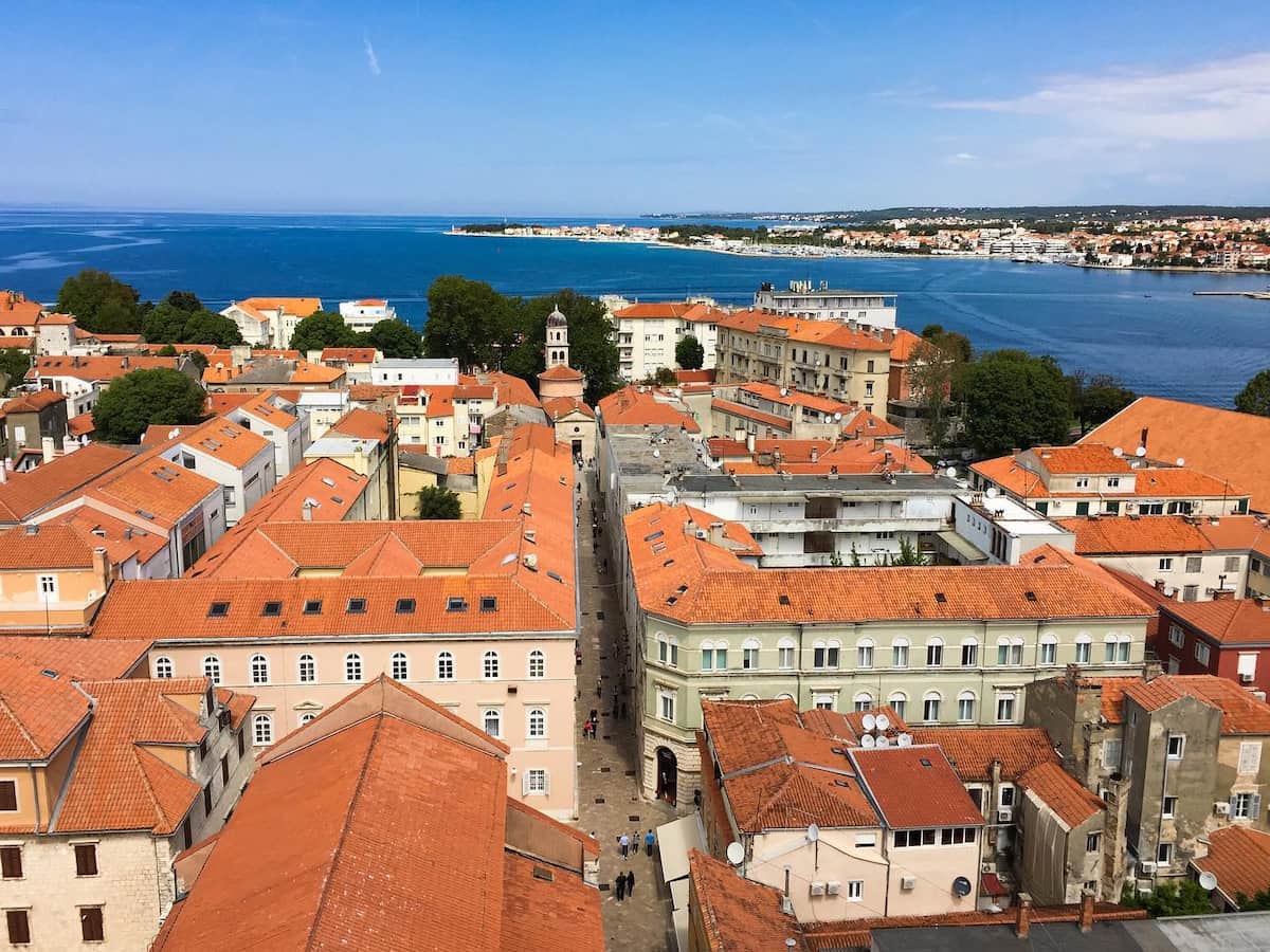Panoramic views of Zadar Panoramic views of Zadar