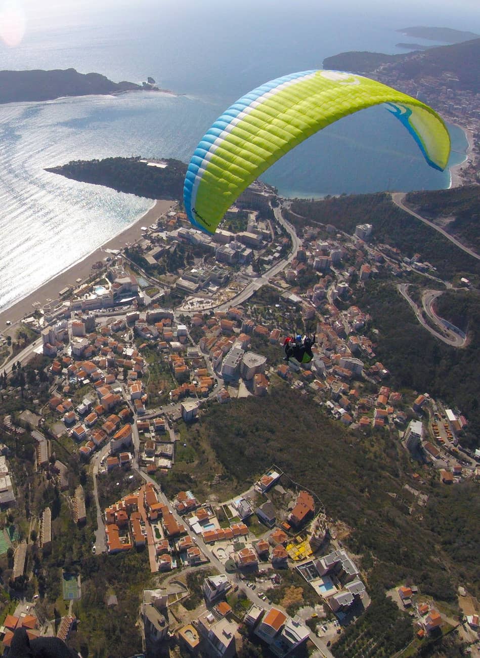 Paragliding Budva Paragliding Budva