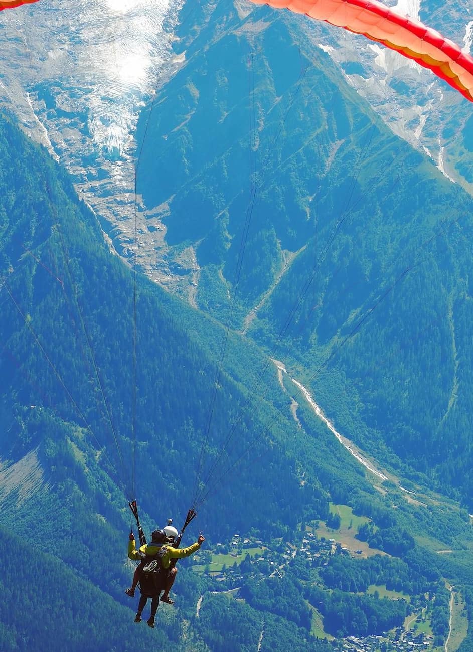 Paragliding in Chamonix Paragliding in Chamonix