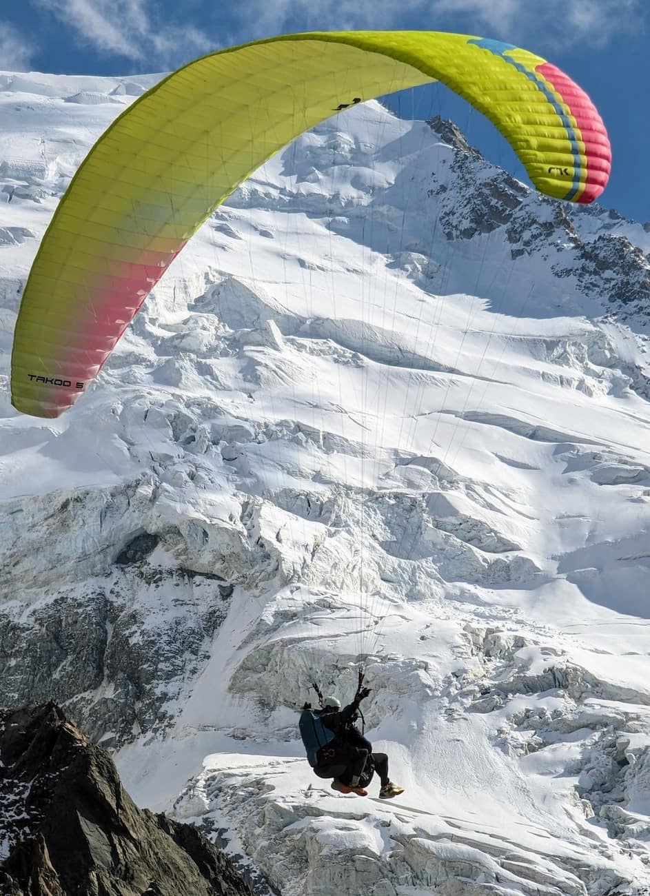 Paragliding in Chamonix Paragliding in Chamonix