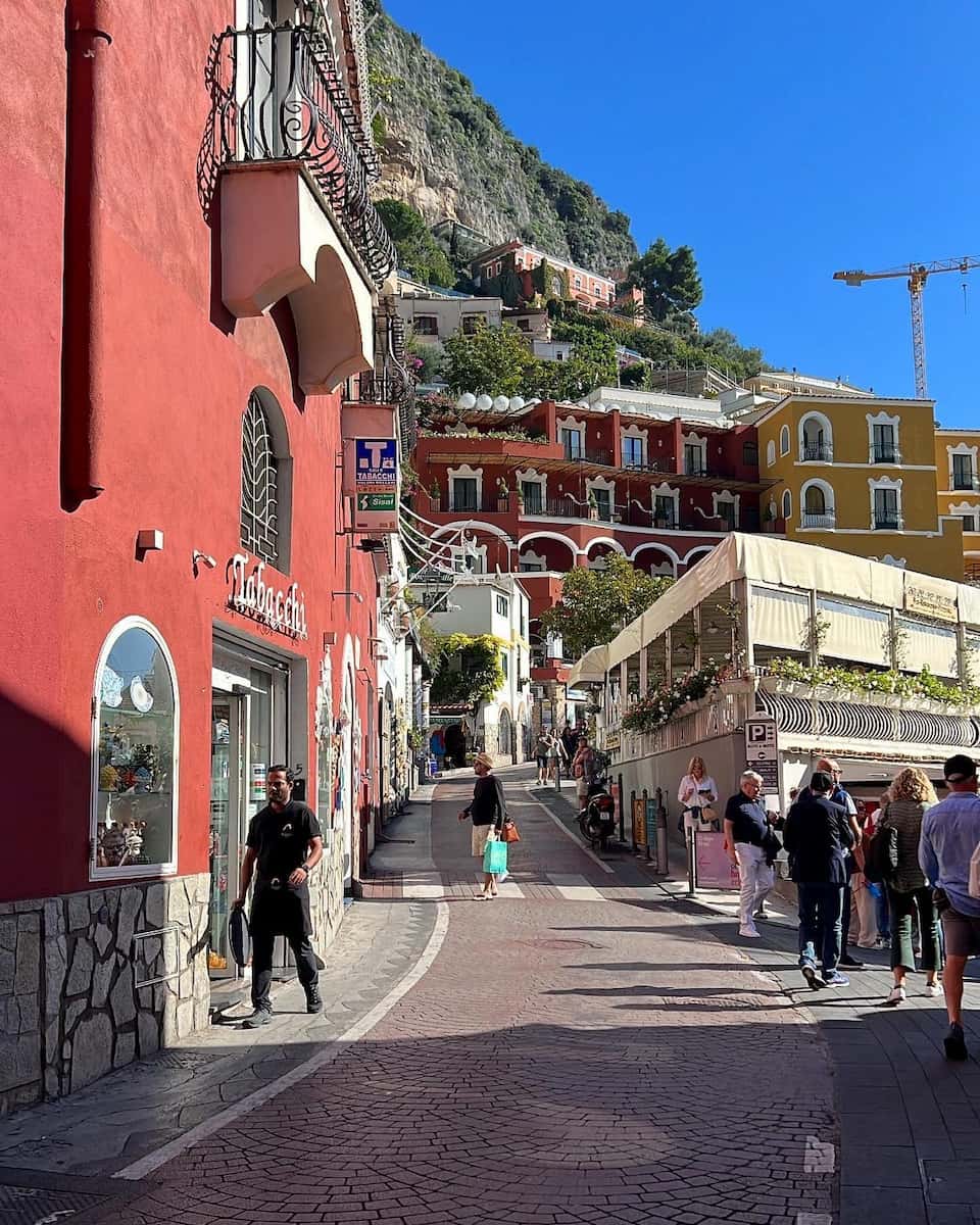 Positano: streets and alleys Positano: streets and alleys