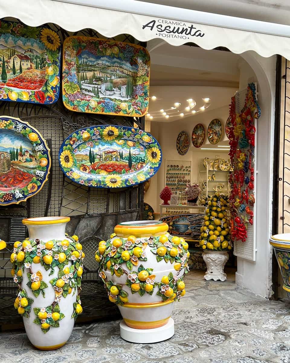 Positano: Local Shops Positano: Local Shops
