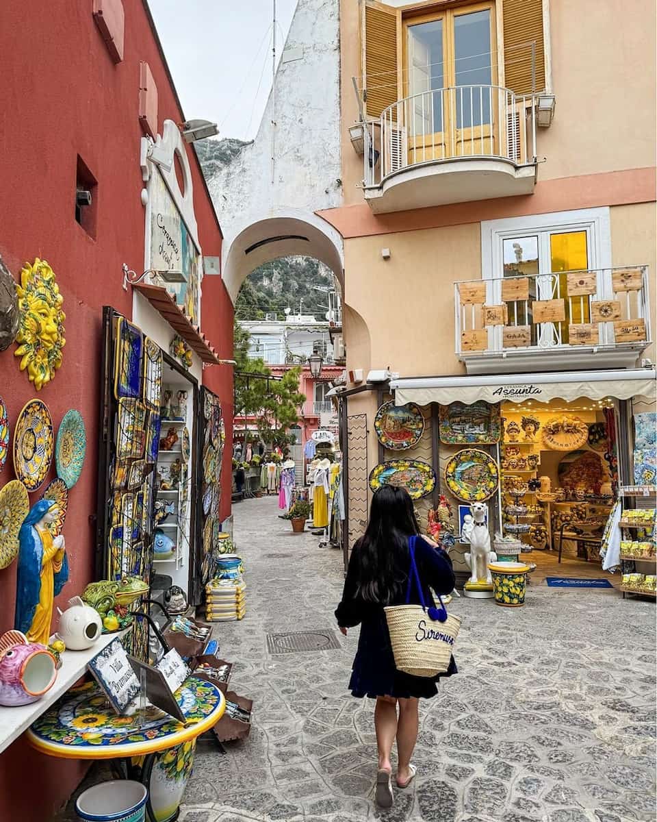Positano: Local Shops Positano: Local Shops